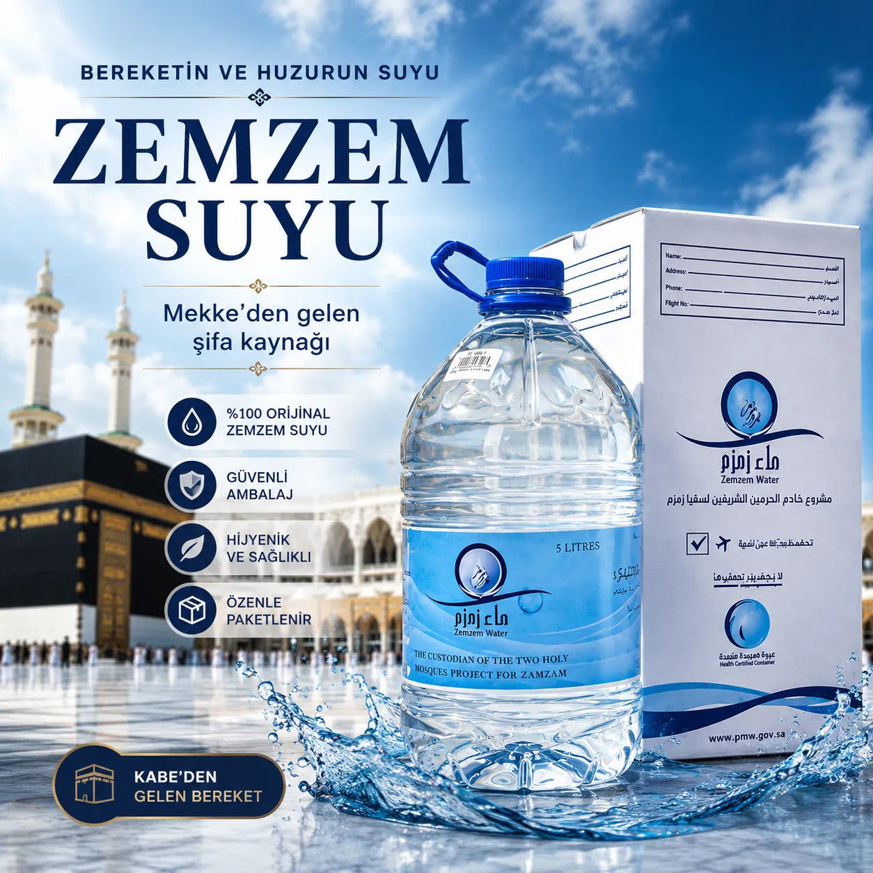 Orjinal Zemzem Suyu